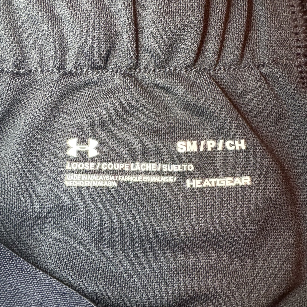 Under Armour black workout shorts. - Picture 3 of 4